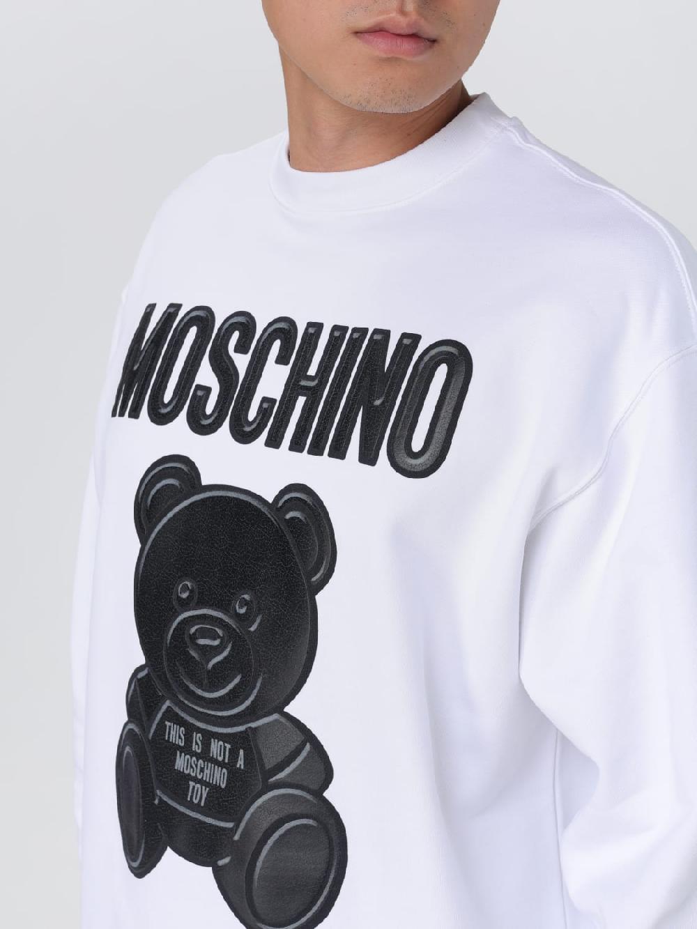 Giglio Felpa Moschino Couture in cotone stretch Fino Al -60%