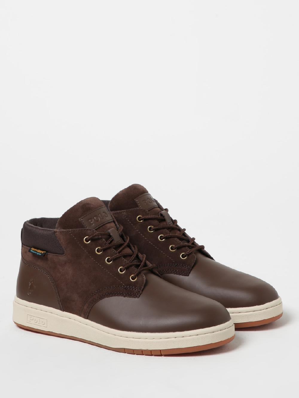 Giglio Sneakers Boot Polo Ralph Lauren in pelle Prezzo Ridotto