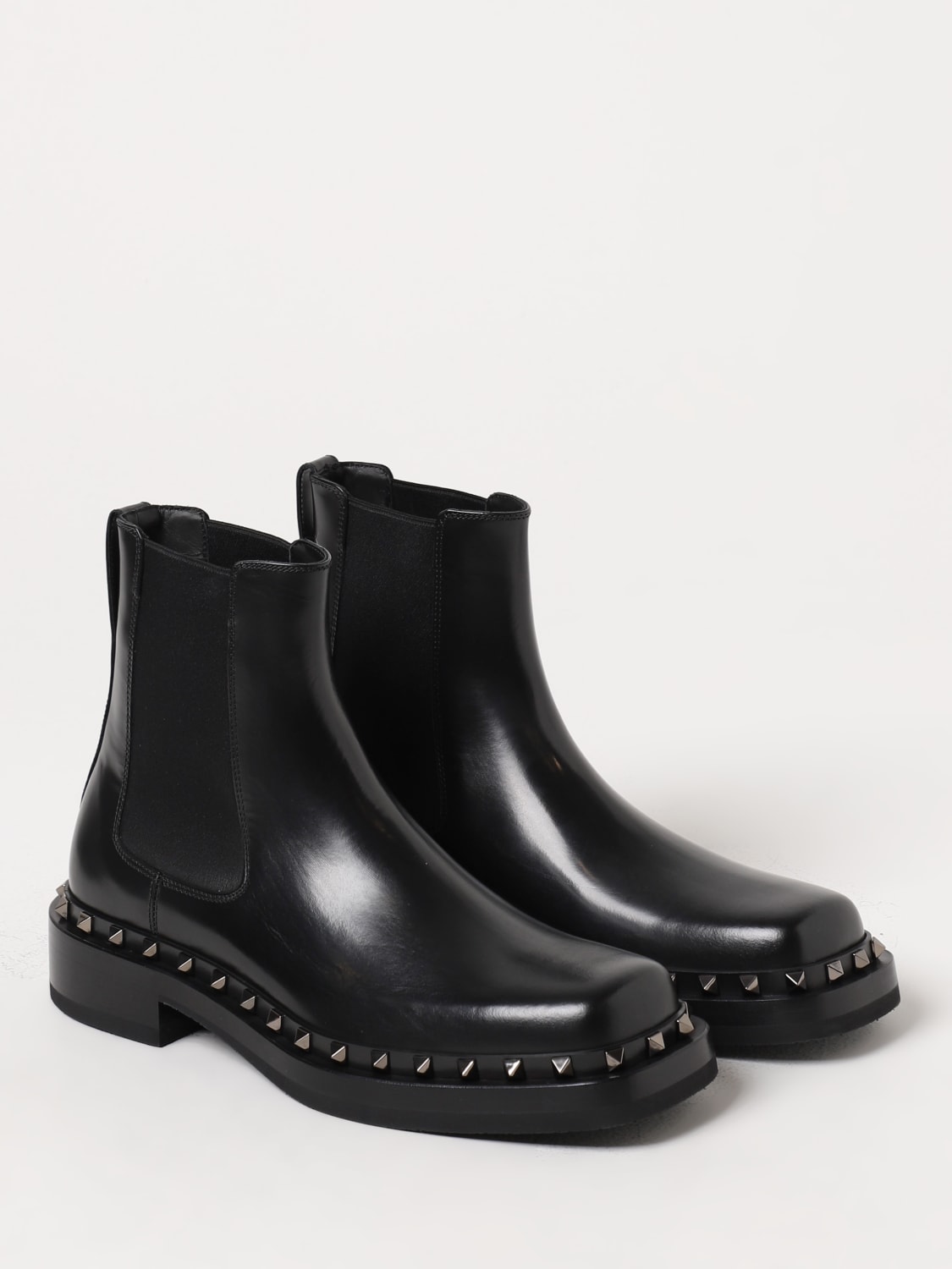 Giglio Stivaletto Valentino Garavani in pelle con Studs Novità