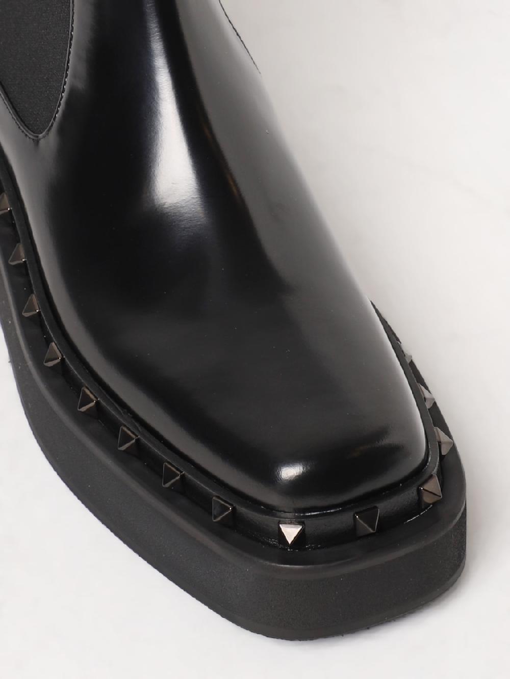 Giglio Stivaletto Valentino Garavani in pelle con Studs Novità