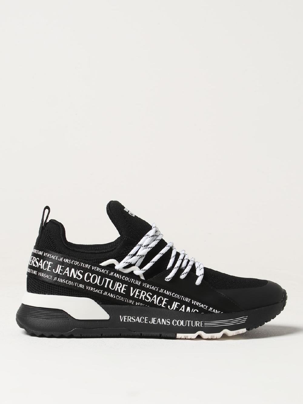 Giglio Sneakers Versace Jeans Couture in maglia con logo