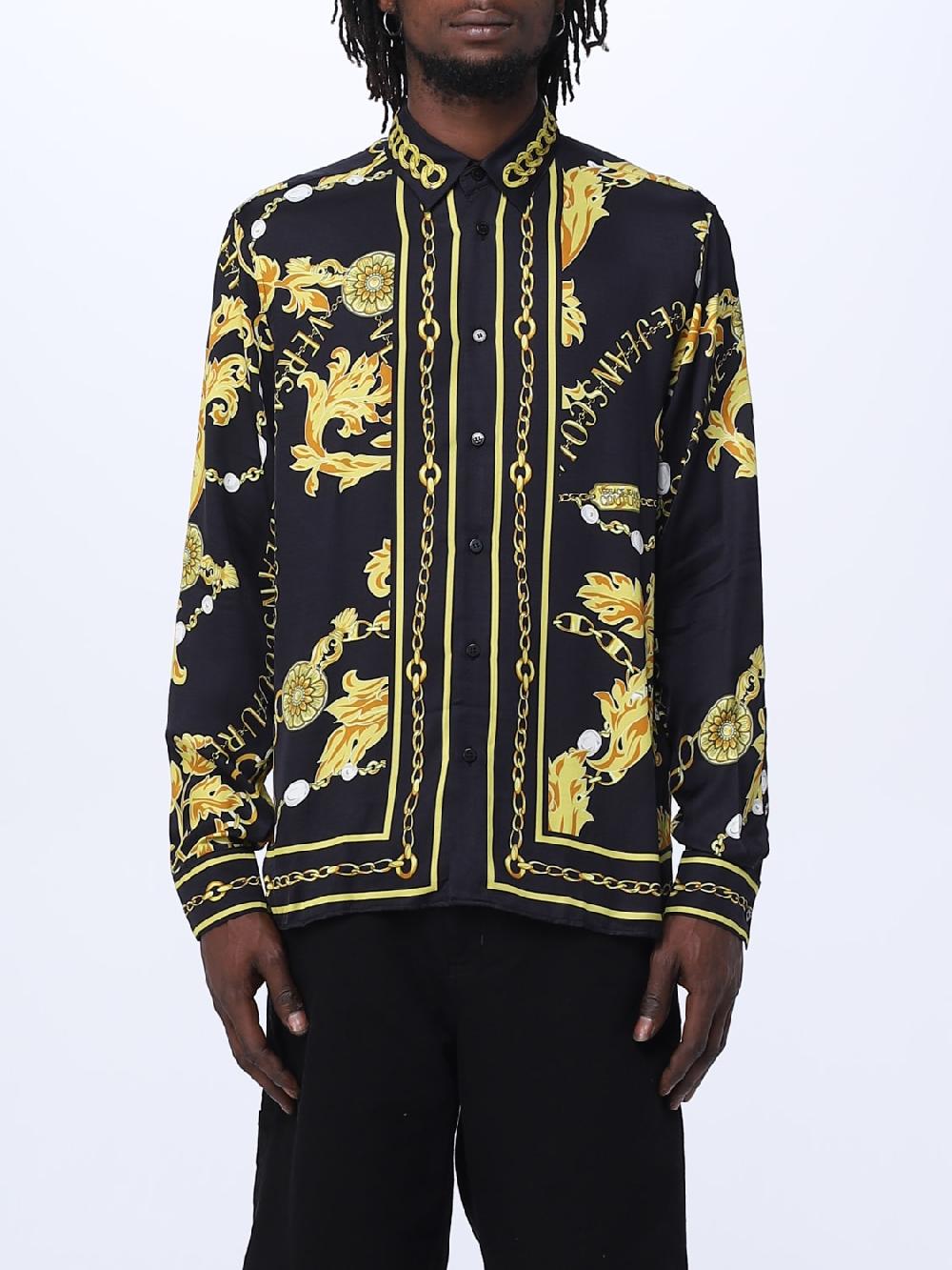 Giglio Camicia Versace Jeans Couture in viscosa
