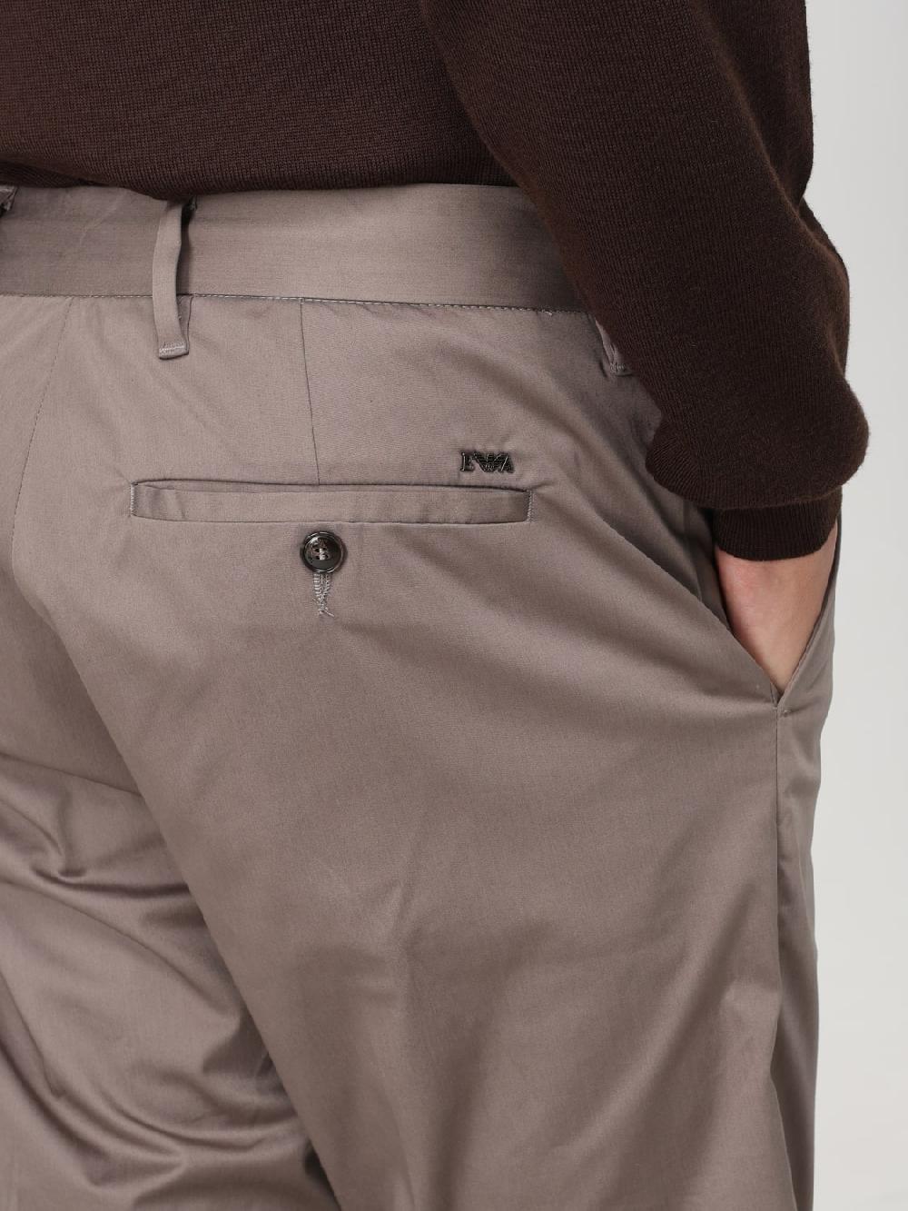 Giglio Pantalone Emporio Armani in cotone stretch Negozio online di fabbrica
