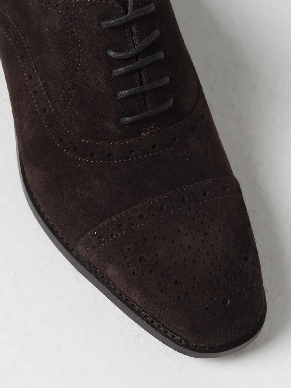 Giglio Oxford Manolo Blahnik in pelle scamosciata Offerta Giorno del Papà