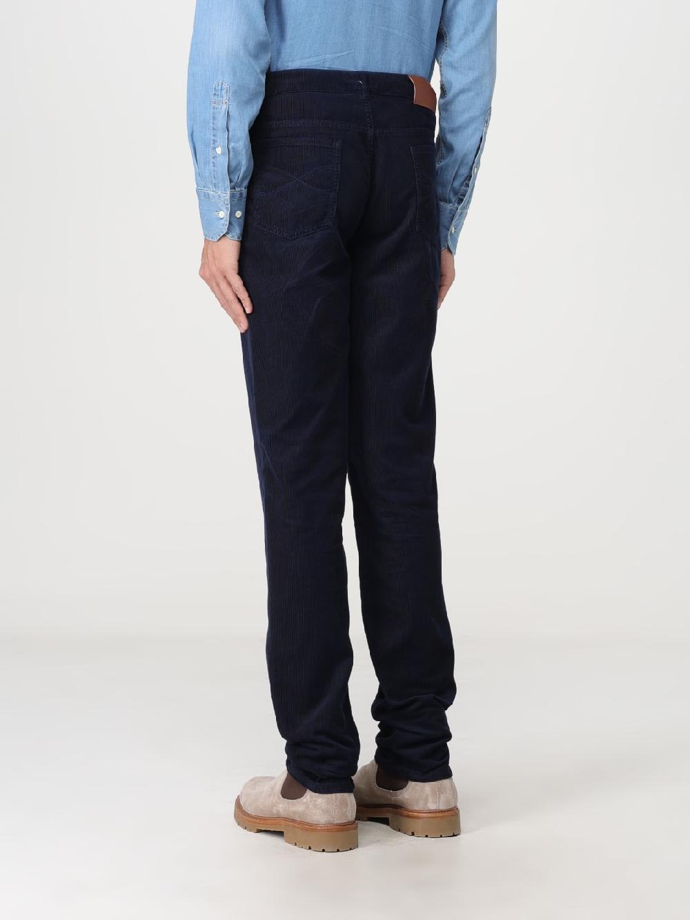 Giglio Pantalone Brunello Cucinelli in velluto a costine Offerta San Valentino
