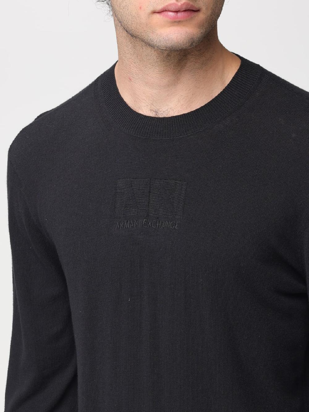 Giglio Maglia Armani Exchange in misto cotone Promozione temporanea