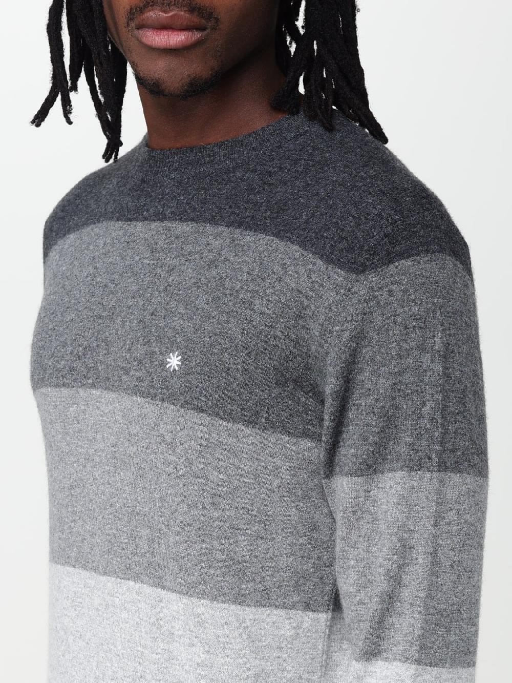 Giglio Pullover Manuel Ritz in misto lana jacquard Fino al 65% di sconto