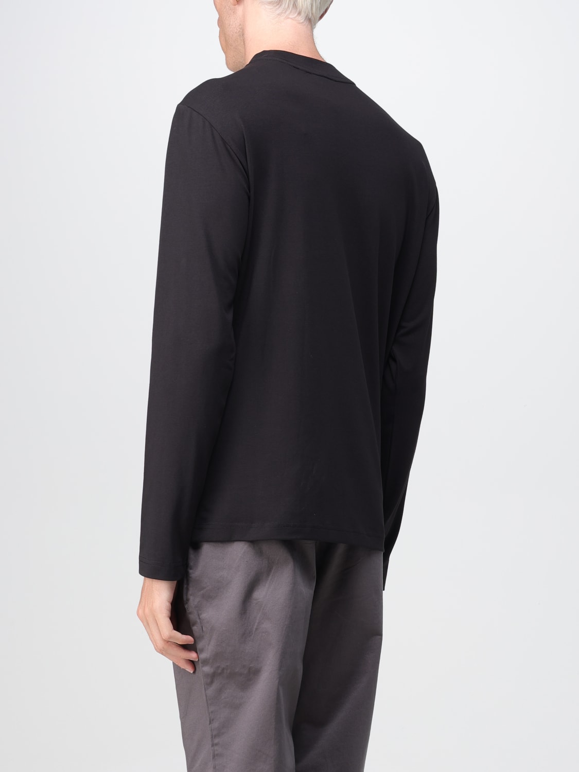 Giglio T-shirt Calvin Klein in cotone stretch con logo Solo un giorno rimasto