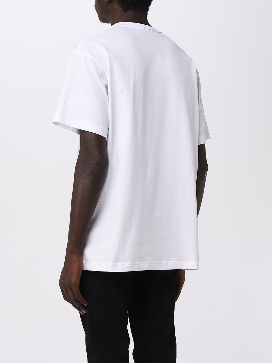 Giglio T-shirt Versace Jeans Couture in cotone Trasporto libero internazionale