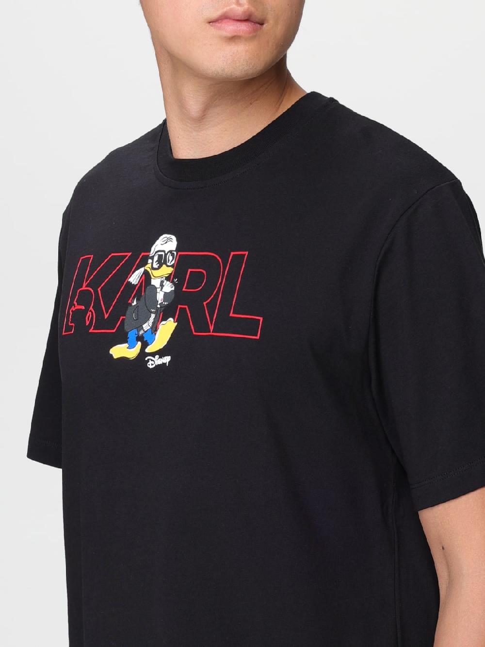 Giglio T-shirt Karl Lagerfeld con stampa Disney Esporta salva