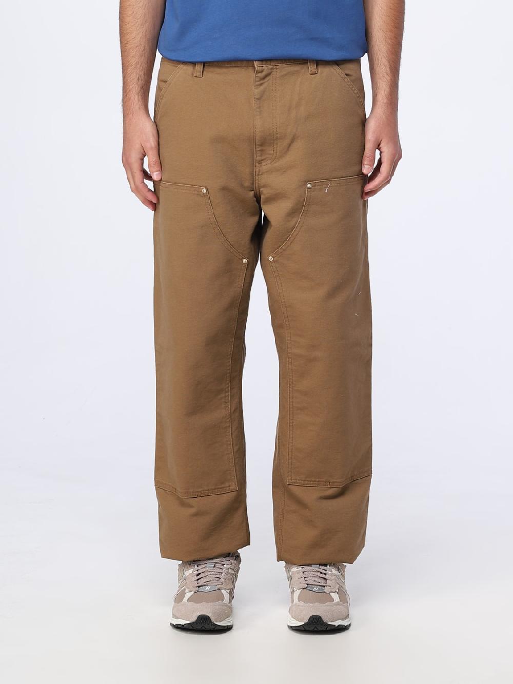 Giglio Pantalone Double Knee Carhartt Wip in cotone Black Friday Prezzi