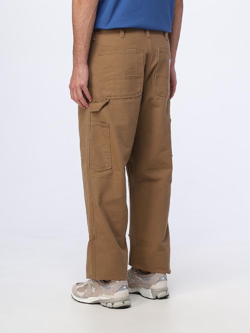 Giglio Pantalone Double Knee Carhartt Wip in cotone Black Friday Prezzi