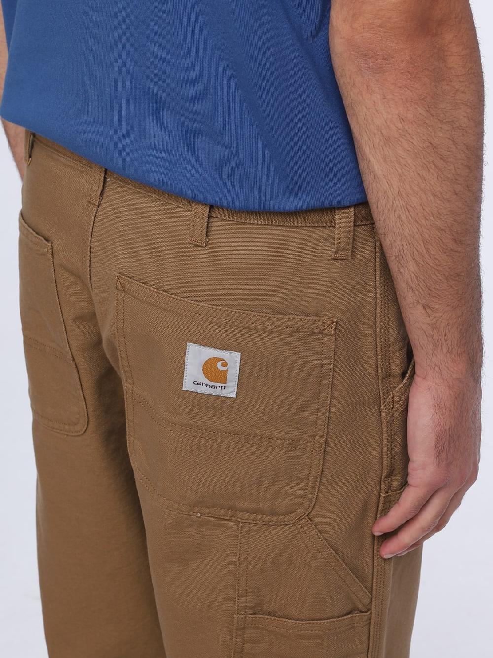 Giglio Pantalone Double Knee Carhartt Wip in cotone Black Friday Prezzi