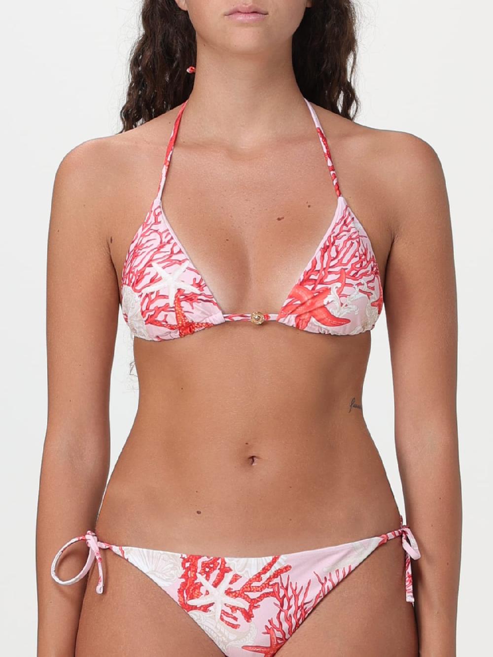 Giglio Bikini top Versace in lycra stampata Soddisfazione Garantita