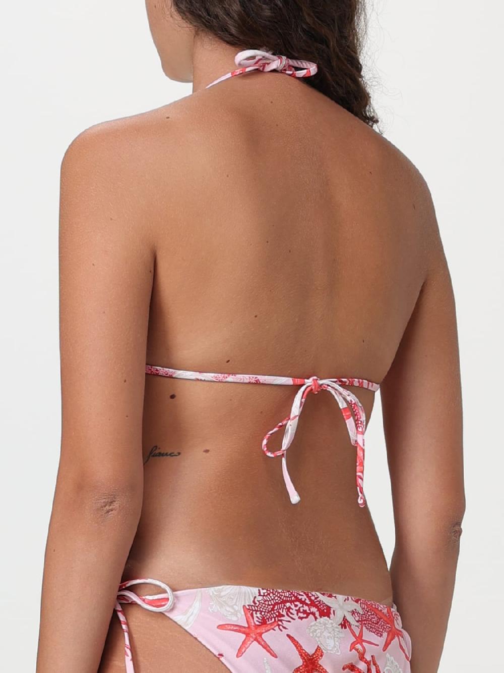 Giglio Bikini top Versace in lycra stampata Soddisfazione Garantita