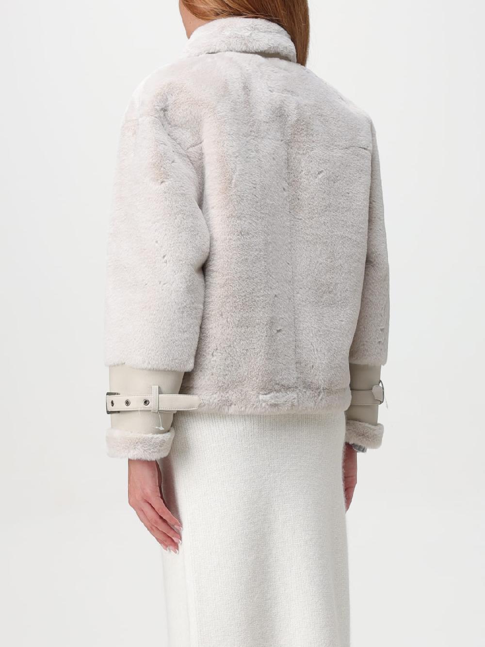 Giglio Pelliccia sintetica Twinset con fibbie Offerta