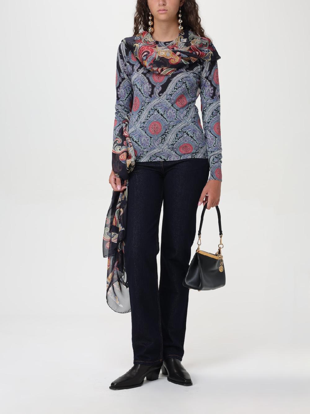 Giglio Maglia a girocollo Etro Paisley Offerta speciale