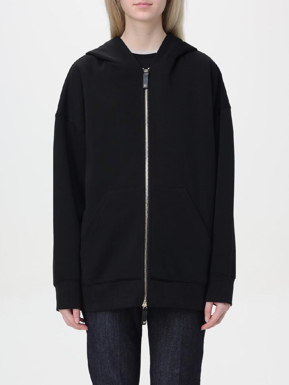 Giglio Felpa con zip e cappuccio 's Max Mara Grande vendita