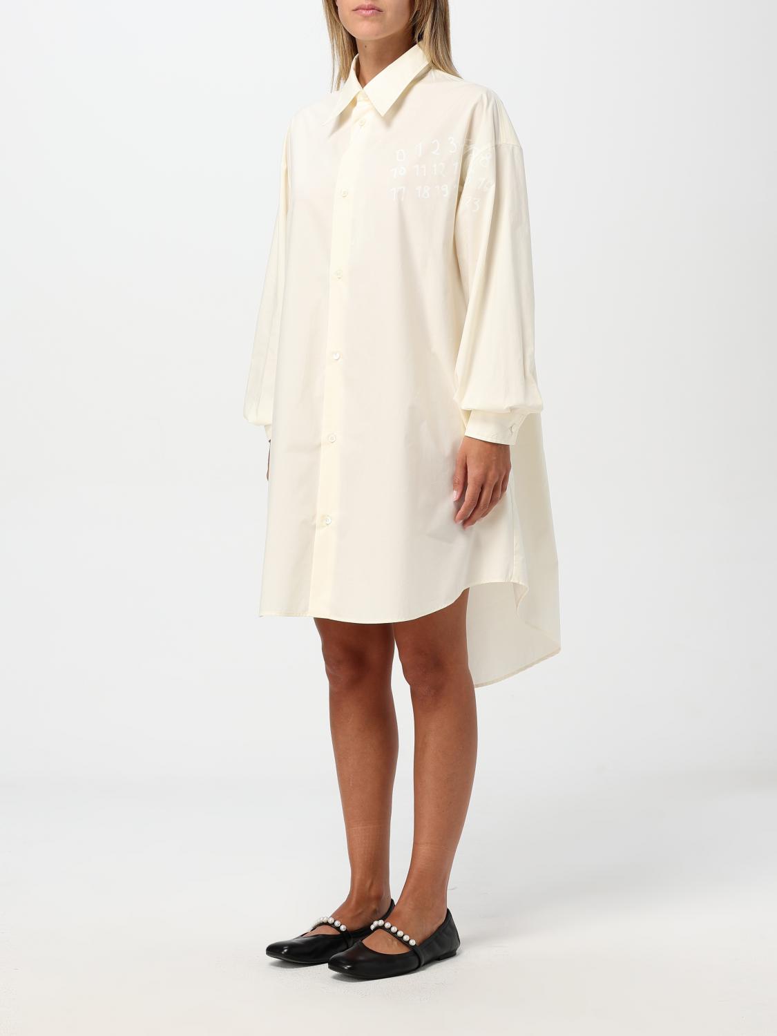 Giglio Abito chemisier MM6 Maison Margiela in cotone Esporta salva