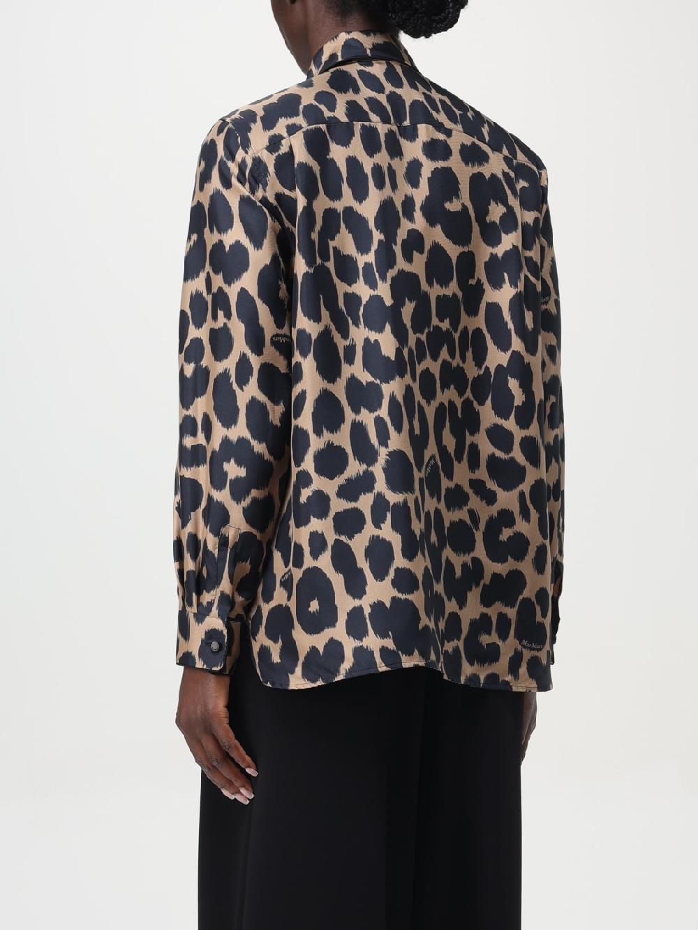 Giglio Camicia a pois Max Mara in seta In vendita