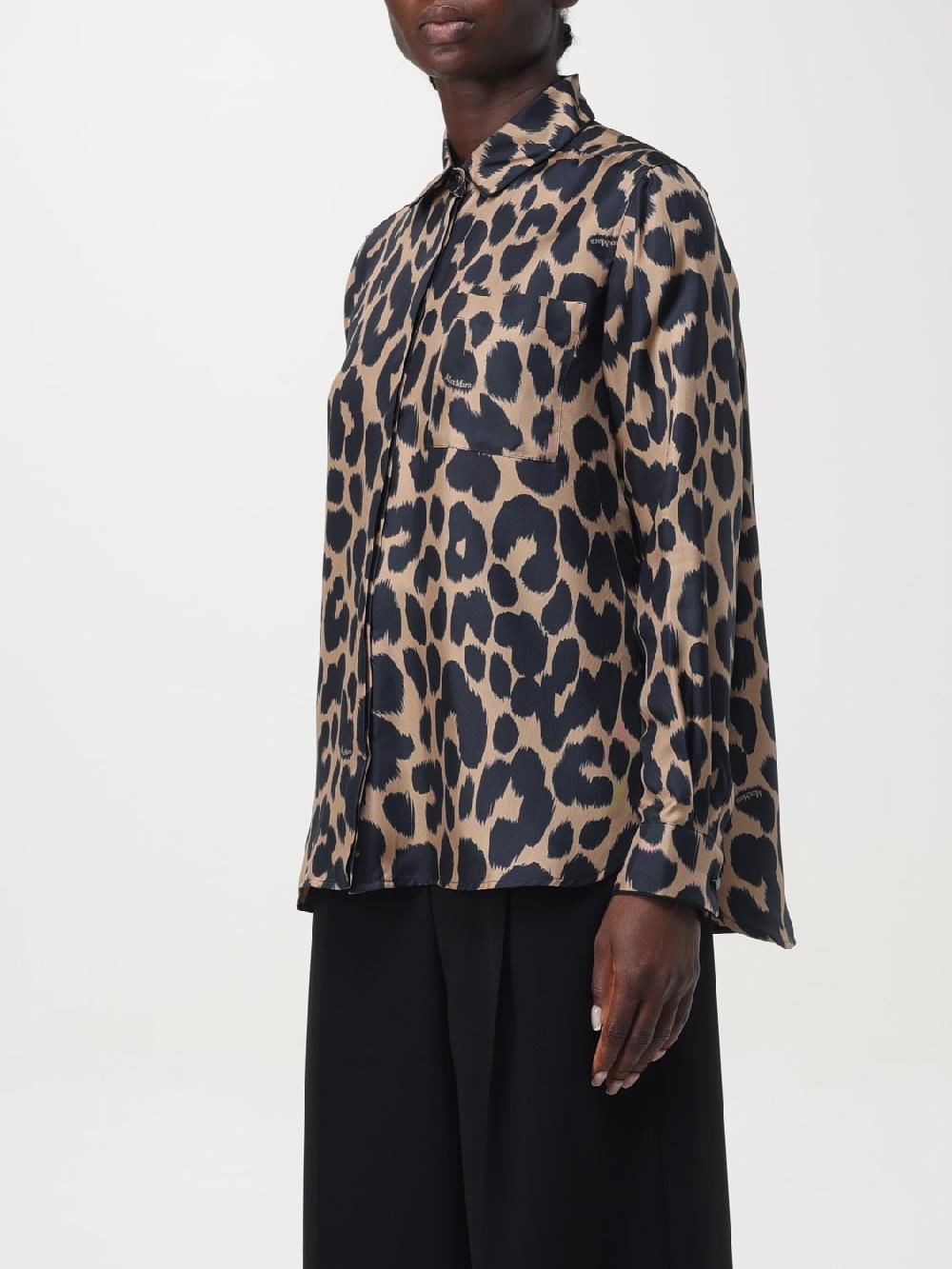 Giglio Camicia a pois Max Mara in seta In vendita