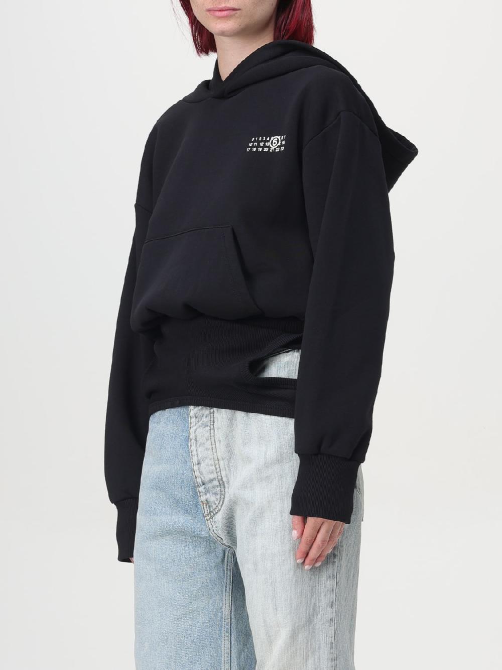 Giglio Abito MM6 Maison Margiela con felpa in cotone Vendita