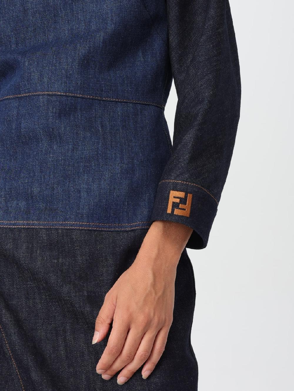 Giglio Abito di jeans Fendi Qualità Garantita