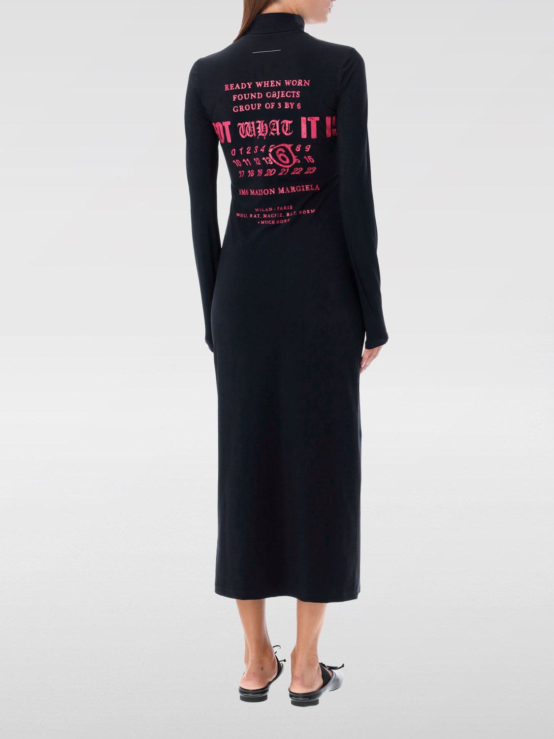 Giglio Abito MM6 Maison Margiela in tessuto elasticizzato Promozione Limitata