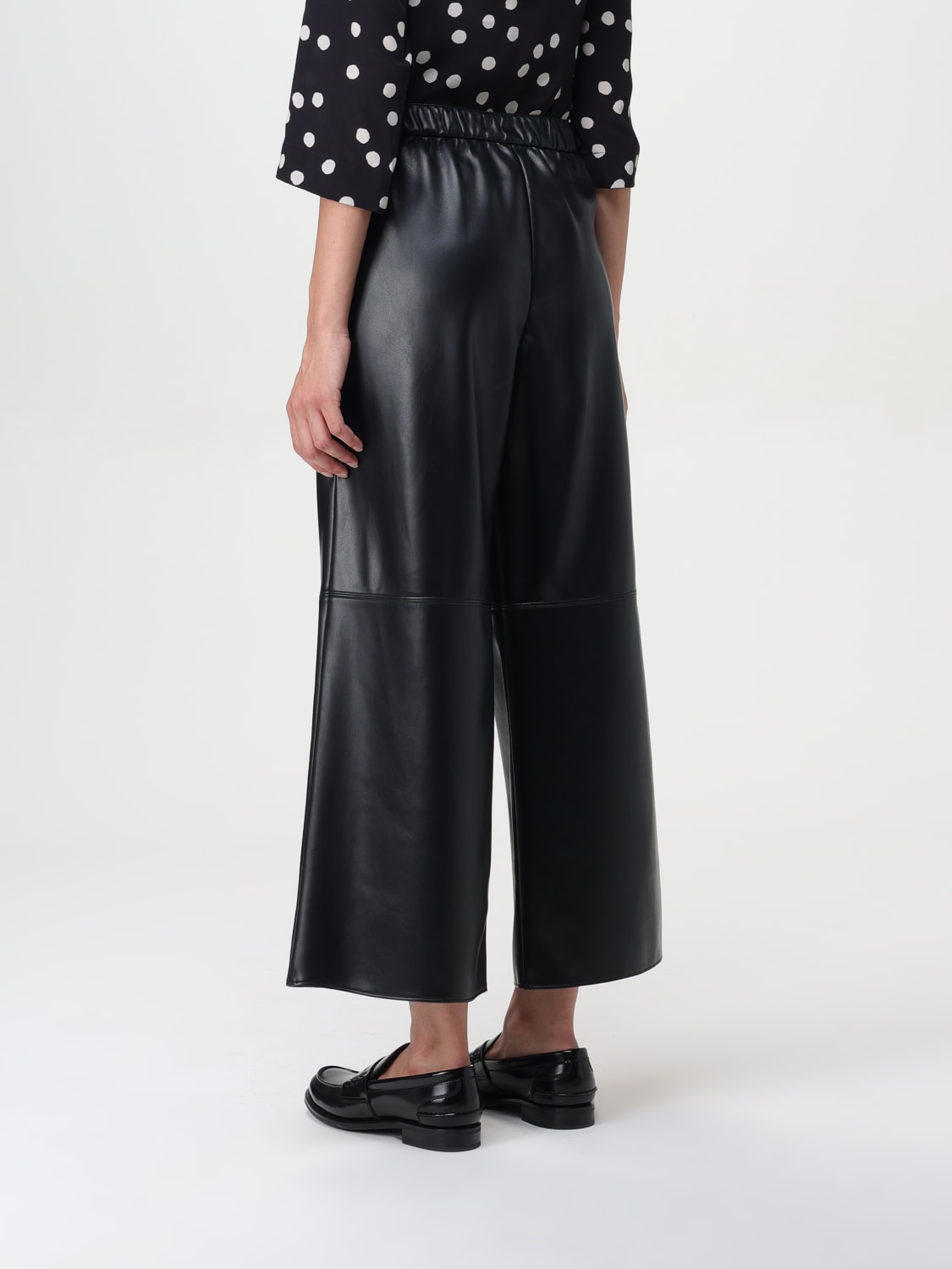 Giglio Pantalone Luciana Max Mara in pelle sintetica Outlet
