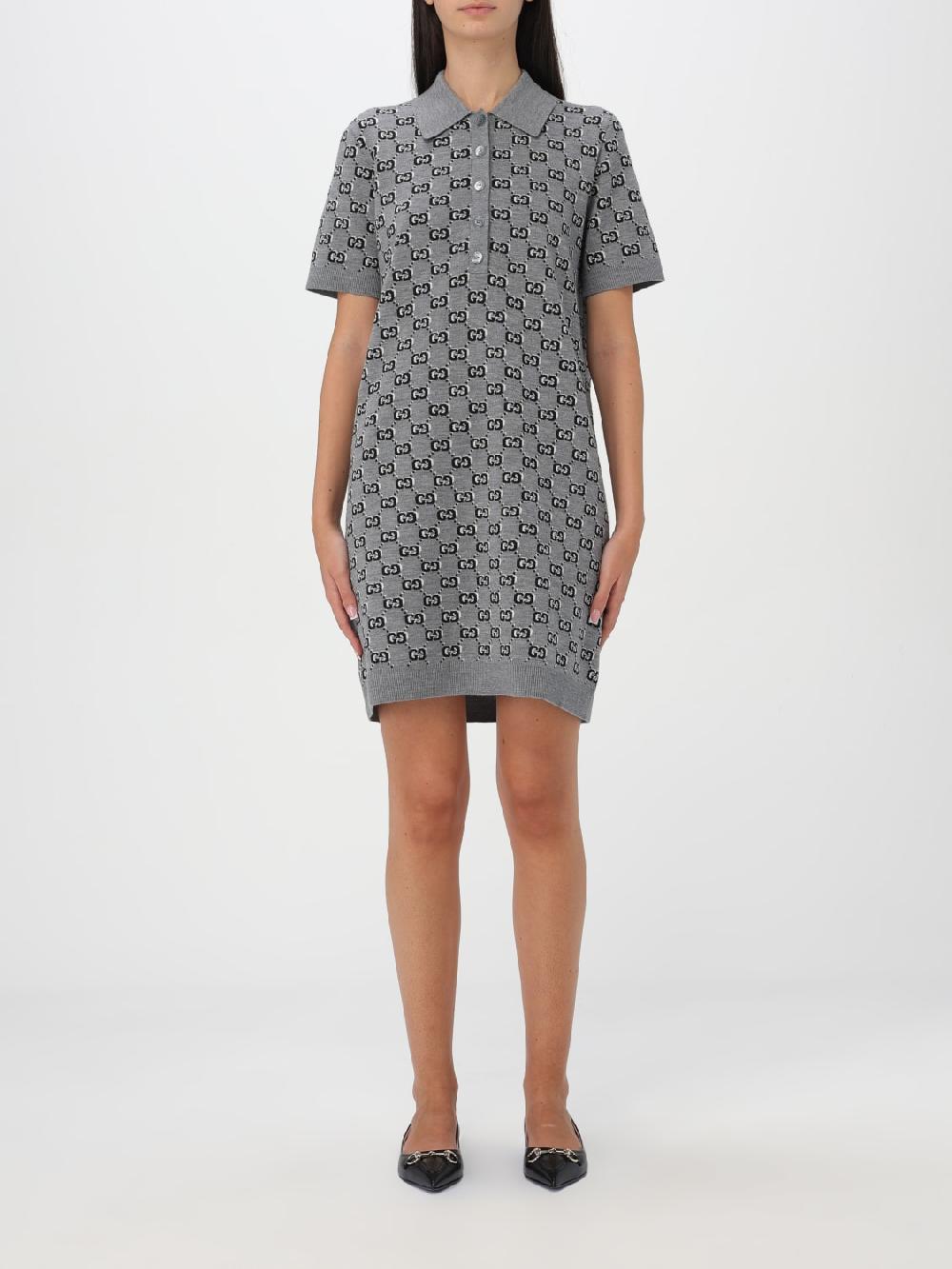 Giglio Abito Gucci in lana jacquard