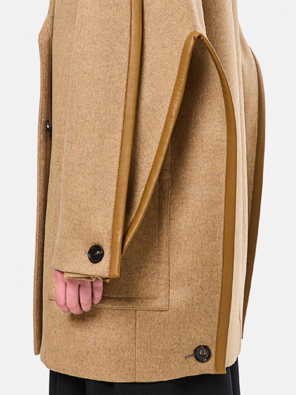 Giglio Cappotto doppiopetto Bottega Veneta in lana Nuovi prodotti