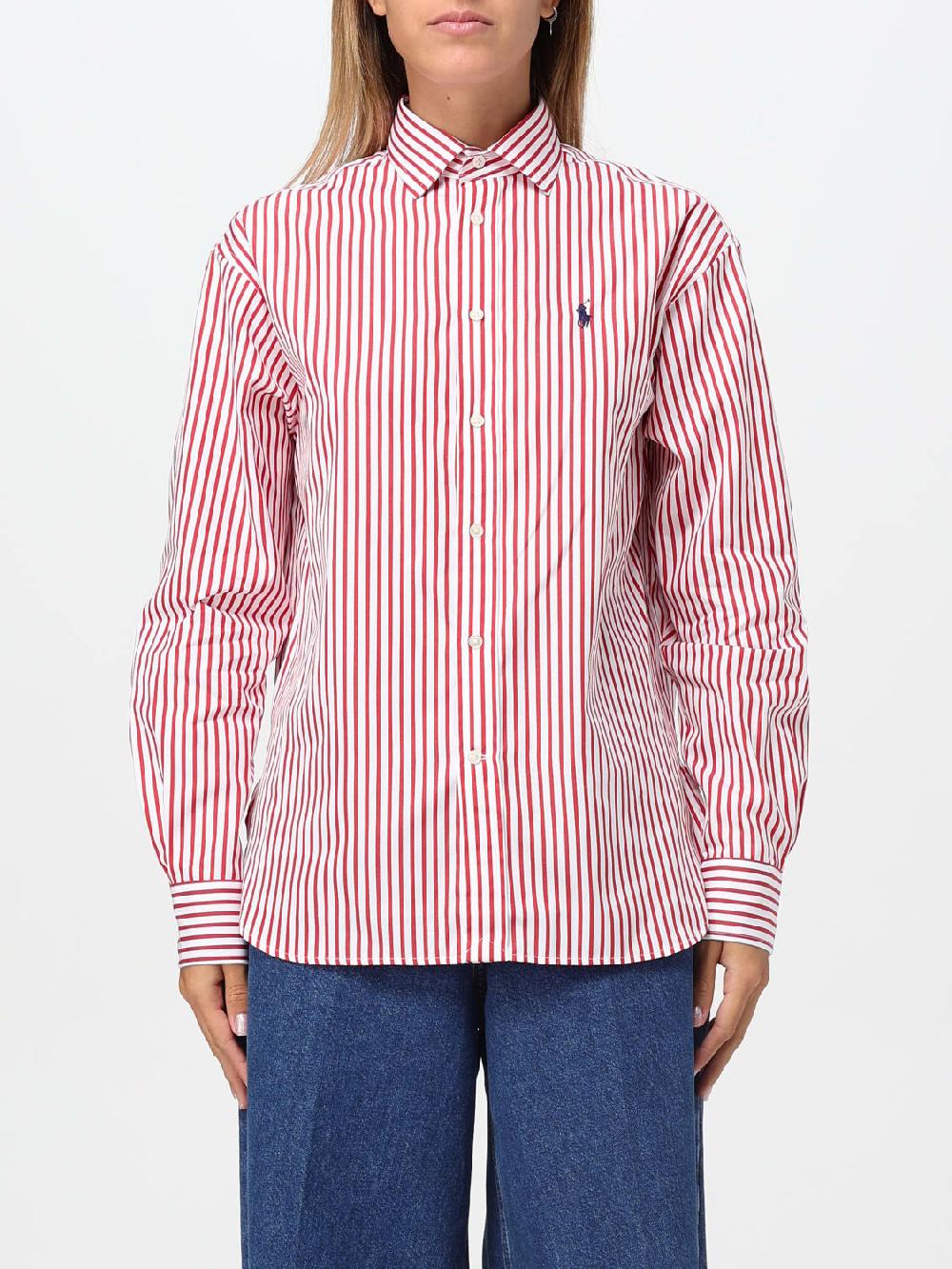 Giglio Camicia Polo Ralph Lauren in cotone a righe Offerte giornaliere