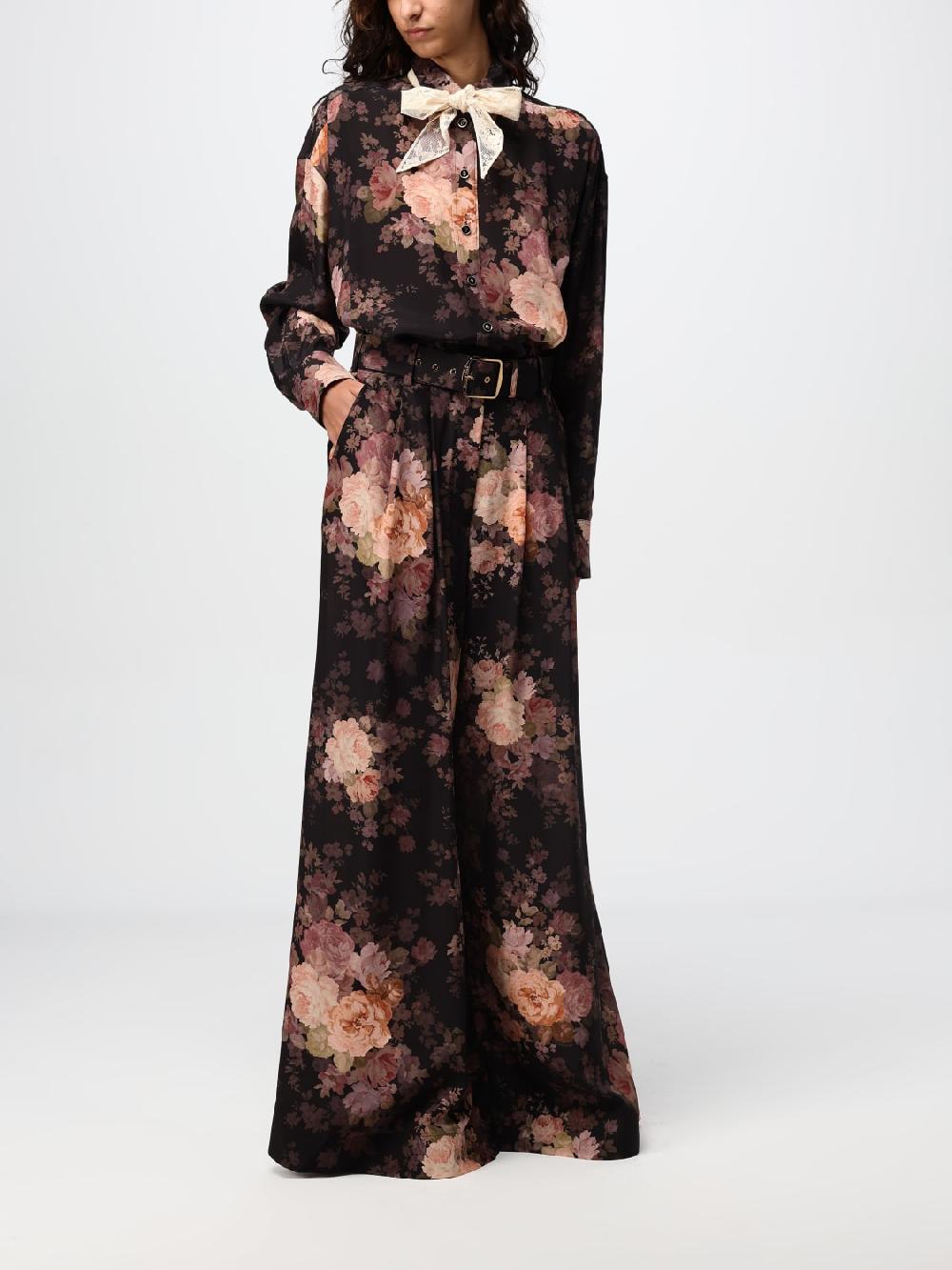 Giglio Camicia Zimmermann in seta con stampa floreale Only for today