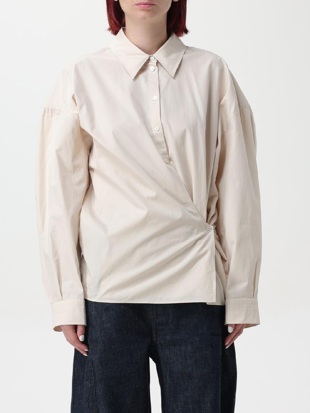 Giglio Camicia asimmetrica Lemaire in cotone In vendita