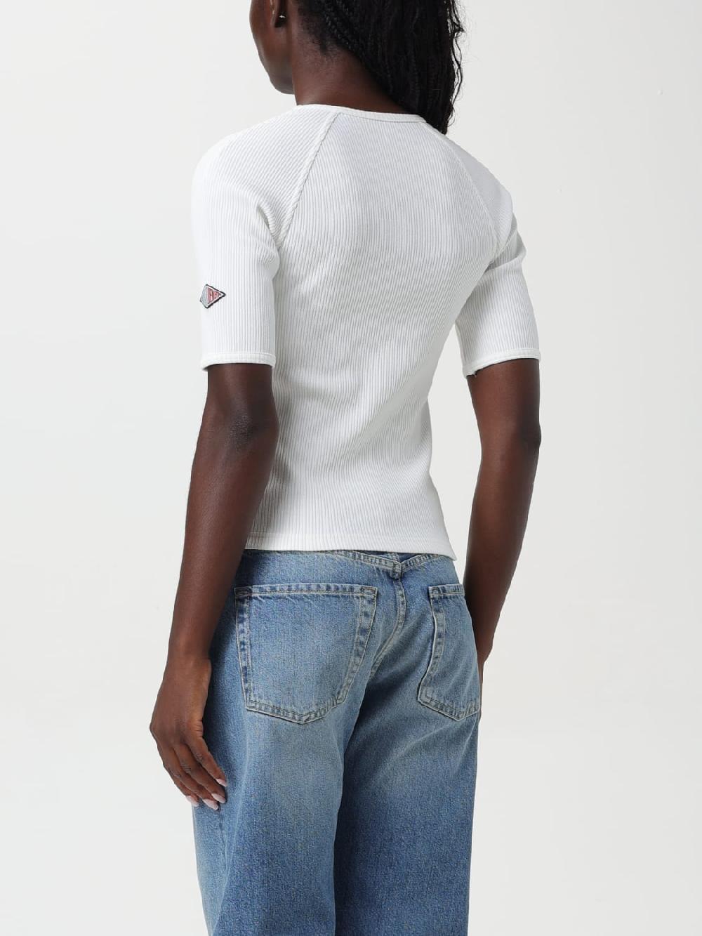 Giglio Top a costine con patch logo Bottega Veneta Sconti questo mese