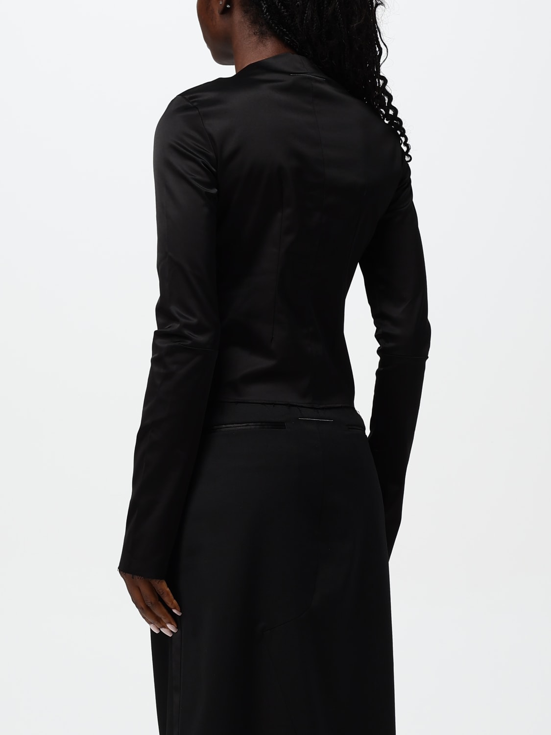 Giglio Maglia MM6 Maison Margiela in viscosa stretch Nuovo