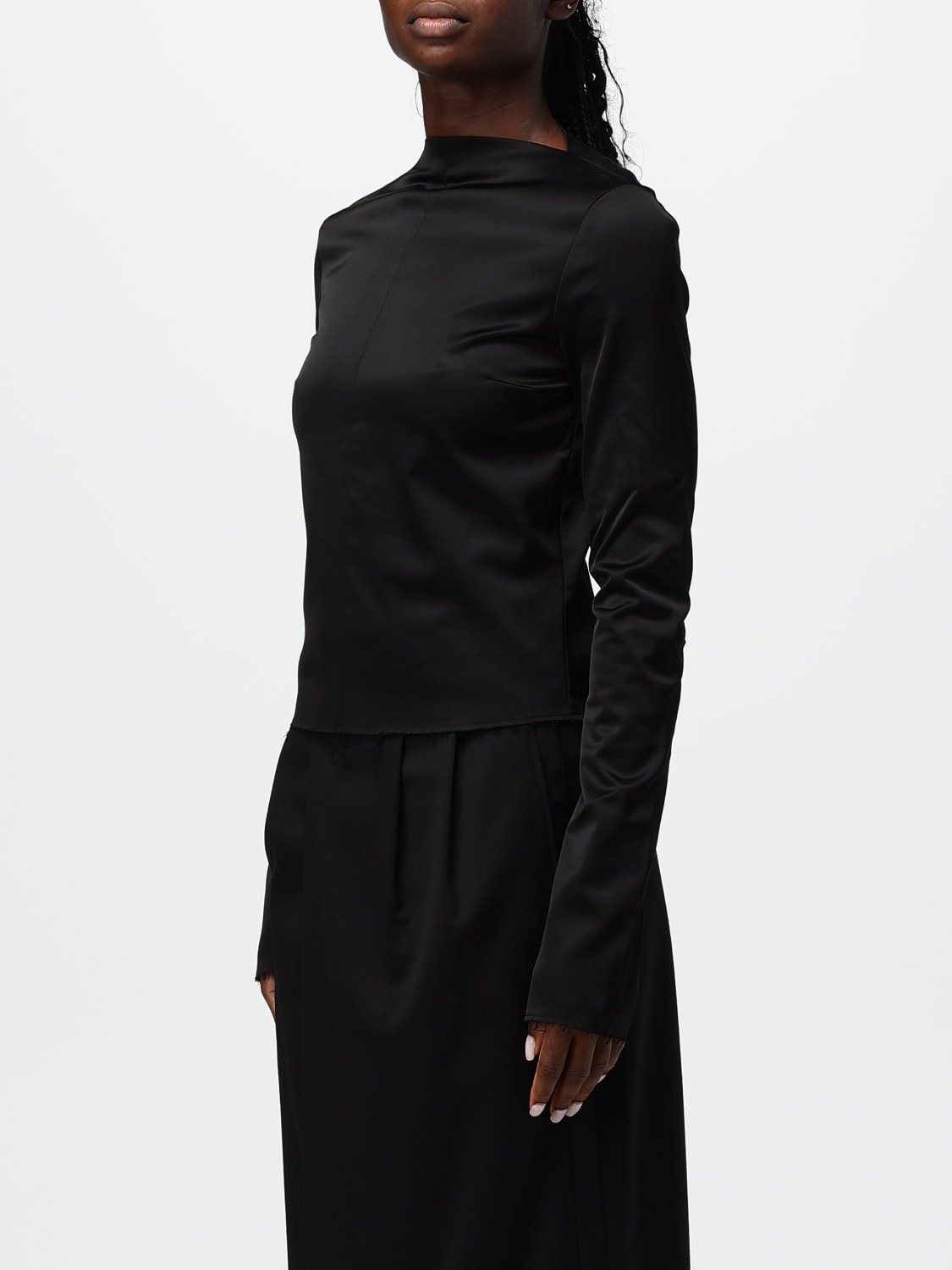 Giglio Maglia MM6 Maison Margiela in viscosa stretch Nuovo