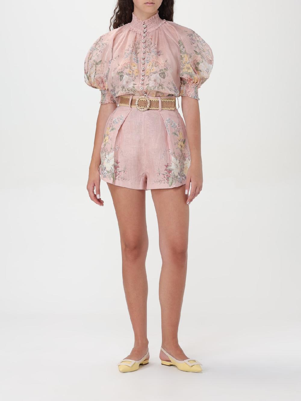 Giglio Camicia floreale Zimmermann Sottocosto