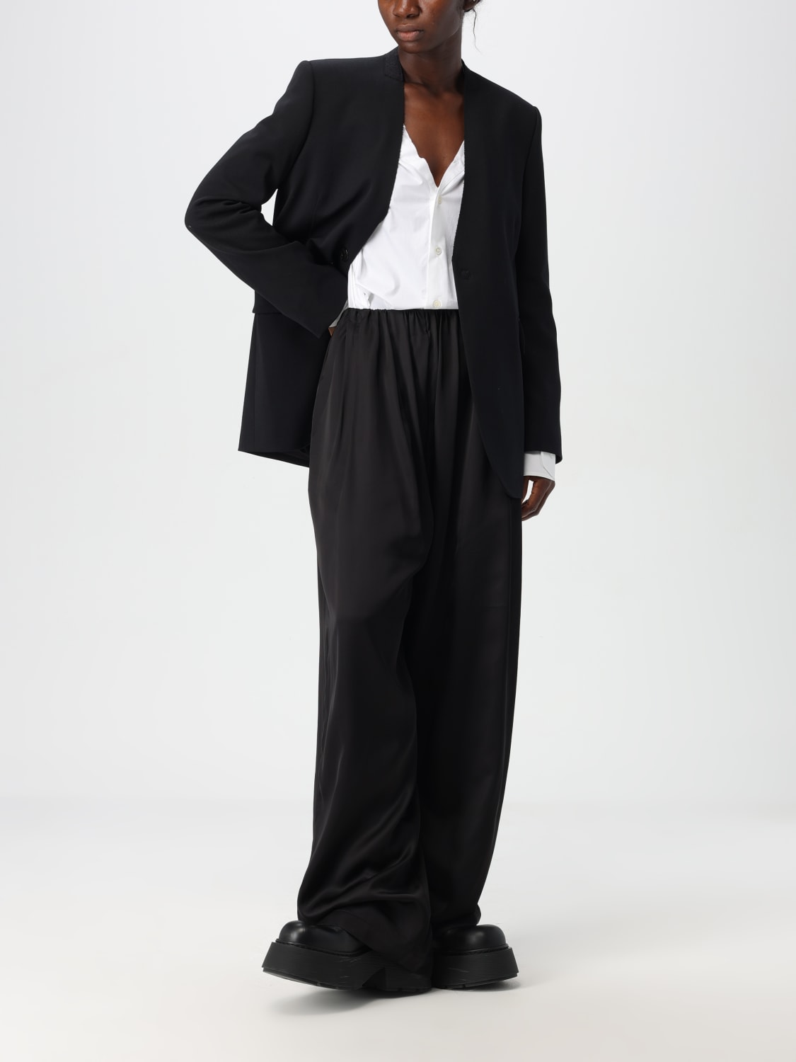 Giglio Pantalone MM6 Maison Margiela in viscosa Vendite Flash