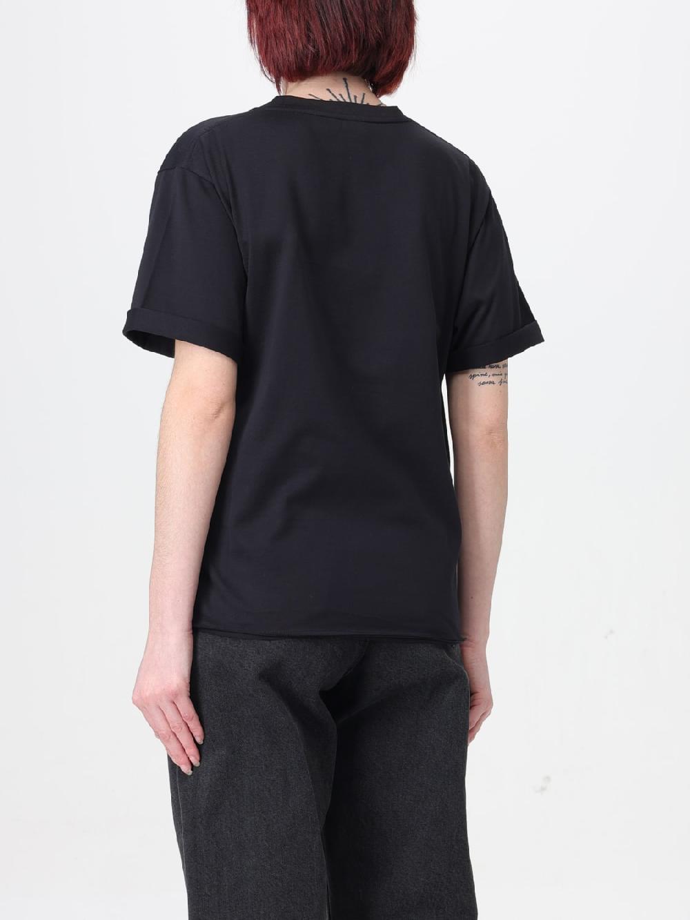 Giglio T-shirt basic Saint Laurent con logo Negozio