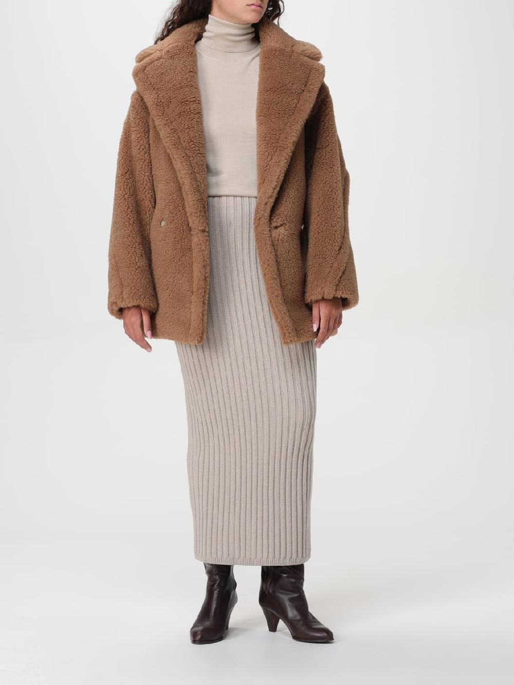 Giglio Cappotto Teddy Max Mara in lana di cammello In Saldo