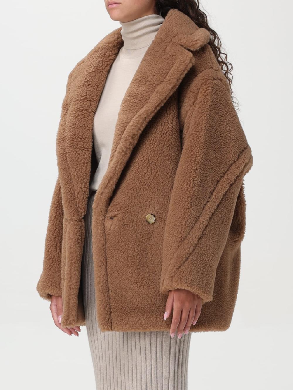 Giglio Cappotto Teddy Max Mara in lana di cammello In Saldo