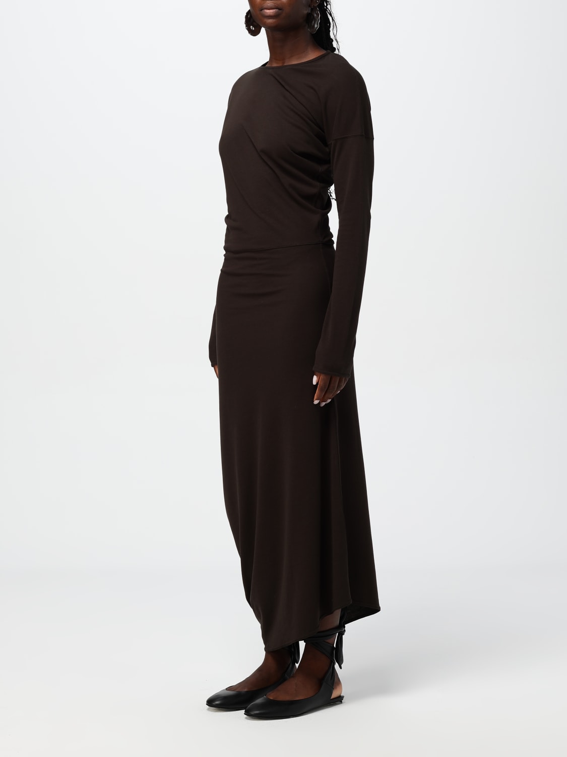 Giglio Abito longuette Lemaire in cotone stretch Spedizione gratuita
