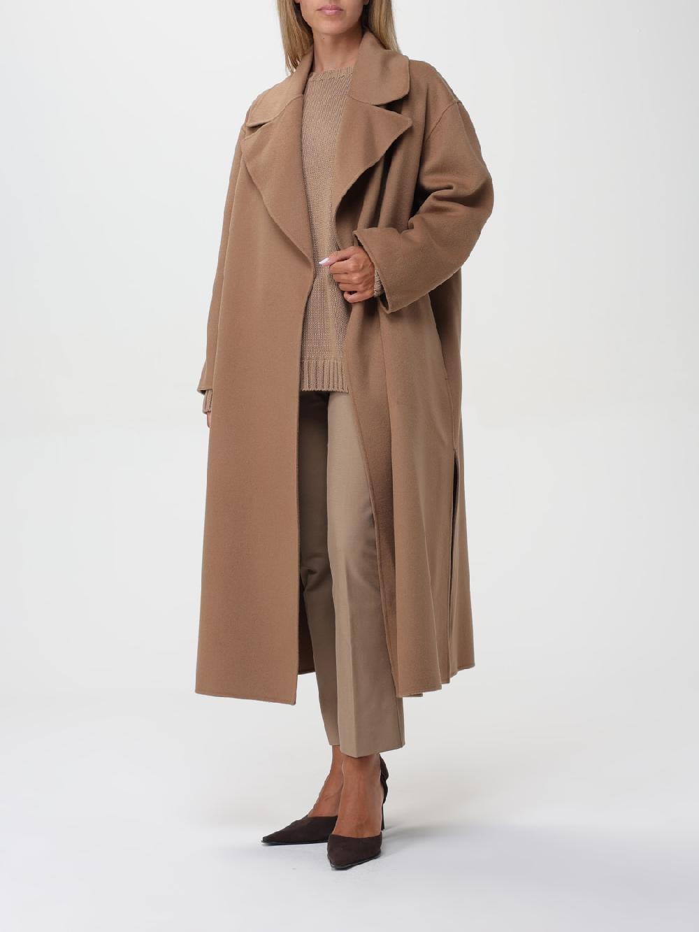 Giglio Cappotto a vestaglia in lana vergine Max Mara Grande vendita