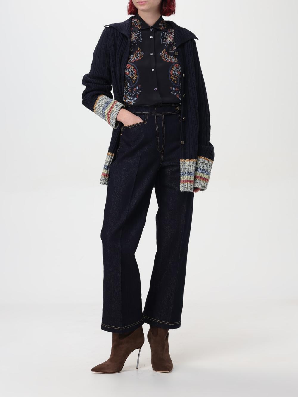 Giglio Jeans Etro in denim di cotone Smaltimento dello stoccaggio