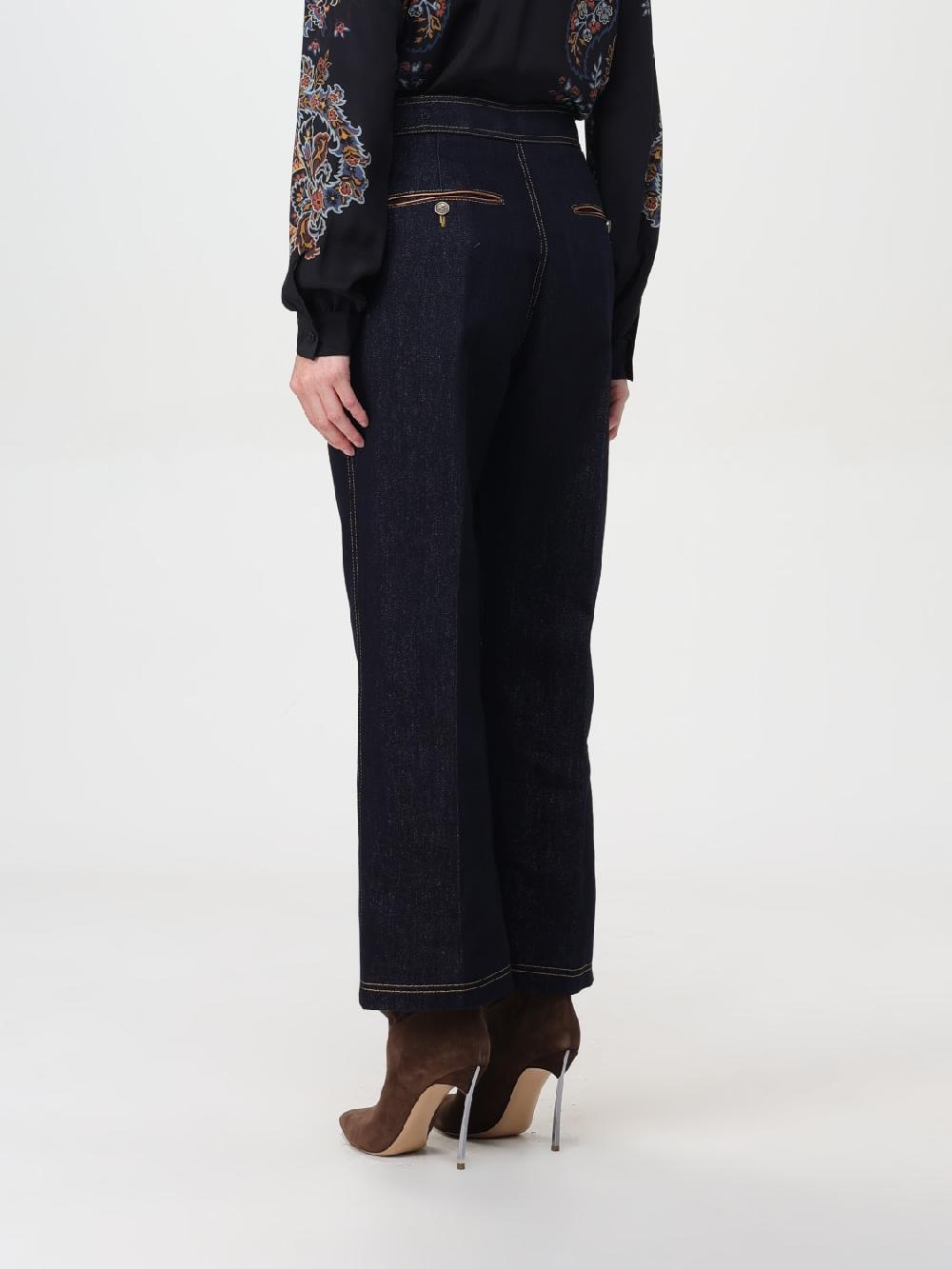 Giglio Jeans Etro in denim di cotone Smaltimento dello stoccaggio