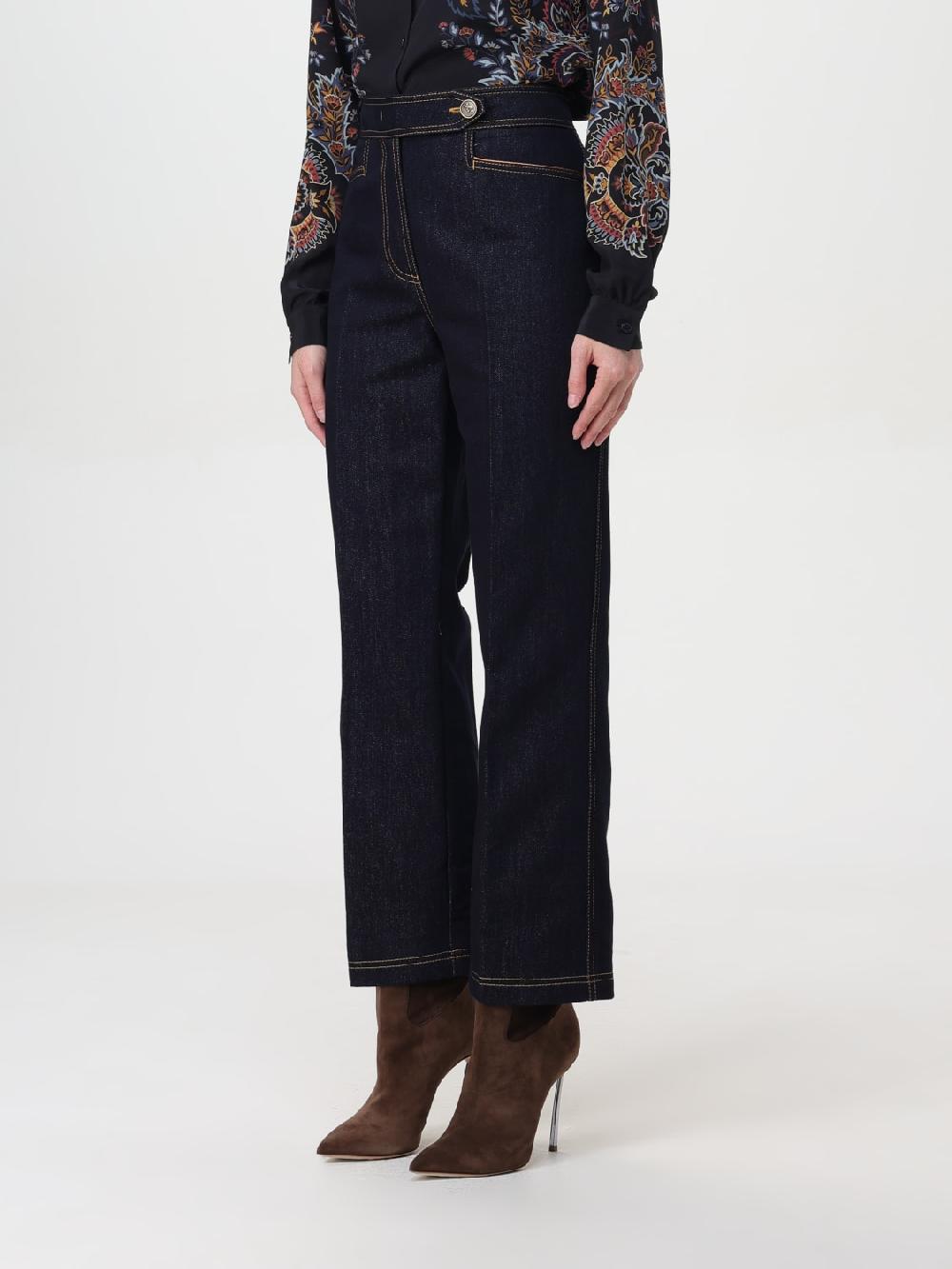 Giglio Jeans Etro in denim di cotone Smaltimento dello stoccaggio