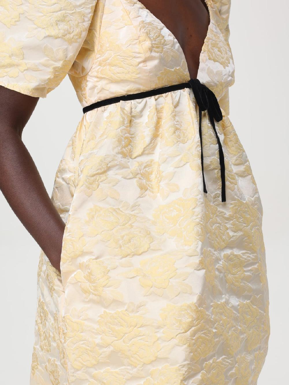 Giglio Abito mini in jacquard botanico Ganni Super Saving Price