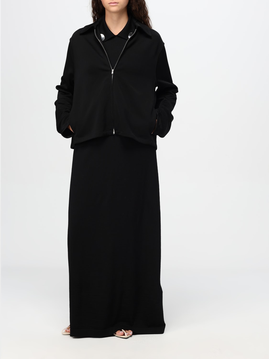 Giglio Abito basic Jil Sander in lana Promozione temporanea