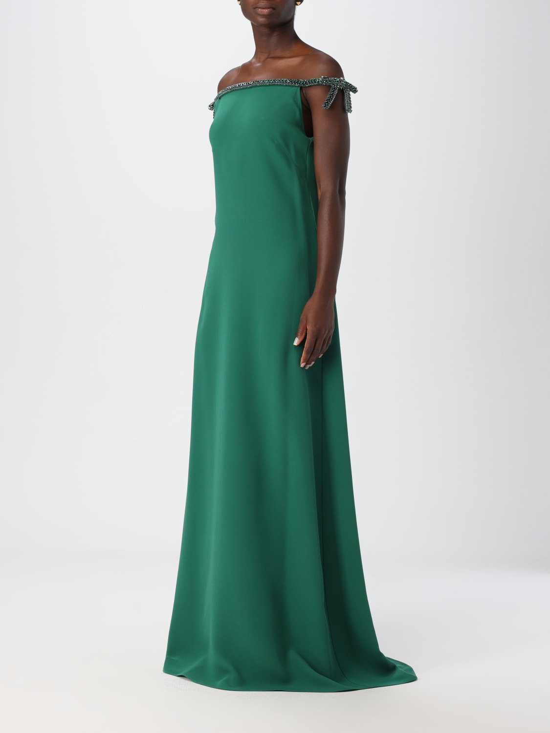 Giglio Abito lungo in seta Valentino 50% di sconto con spedizione gratuita